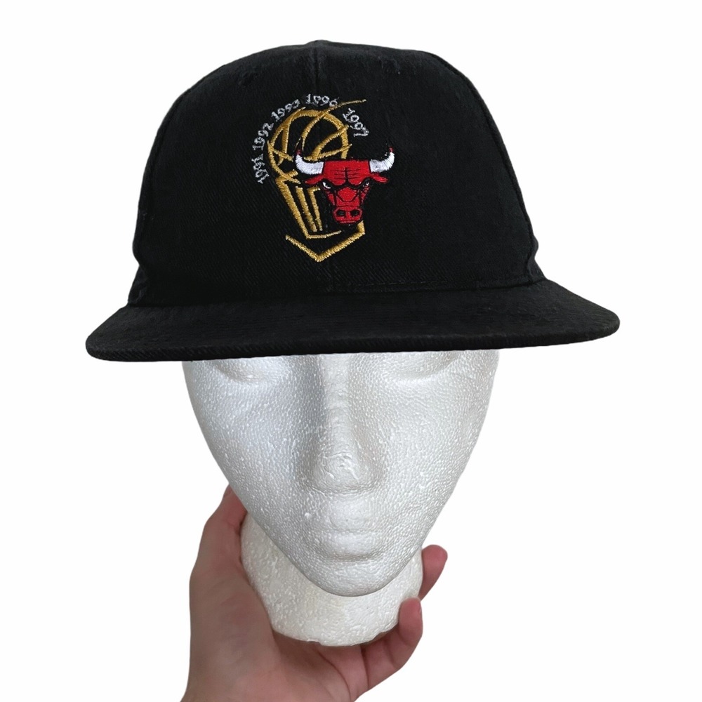 Vintage 1997 NBA Chicago Bulls Champions hat 90's Kick 10 Headwear